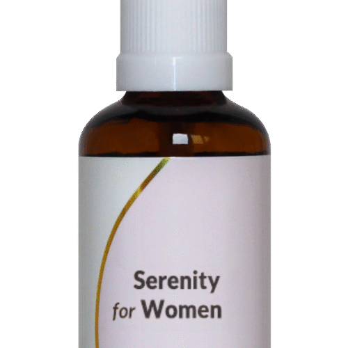 馥菘企業社-天然植物萃取、進口花精 、花精療法、平衡情緒、 放鬆心情、負面情緒、空間淨化、澳洲花精、嬰幼兒、動植物、脹氣救星、舒緩酸痛、居家保養、全身按摩、肩頸僵硬-女性專用Serenity for Women 50ml
