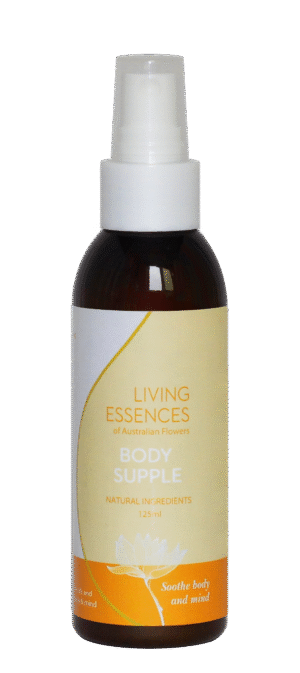 馥菘企業社-天然植物萃取、進口花精 、花精療法、平衡情緒、 放鬆心情、負面情緒、空間淨化、澳洲花精、嬰幼兒、動植物、脹氣救星、舒緩酸痛、居家保養、全身按摩、肩頸僵硬-敏捷柔軟BODY SUPPLE 125ml 橘 噴