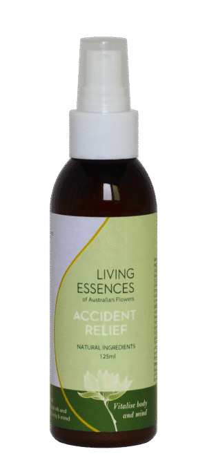 馥菘企業社-天然植物萃取、進口花精 、花精療法、平衡情緒、 放鬆心情、負面情緒、空間淨化、澳洲花精、嬰幼兒、動植物、脹氣救星、舒緩酸痛、居家保養、全身按摩、肩頸僵硬-緊急緩解噴霧ACCIDENT RELIEF 125ml 綠 噴